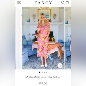 Printed Midi Dress